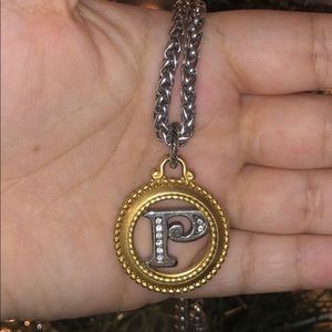 Letter P necklace